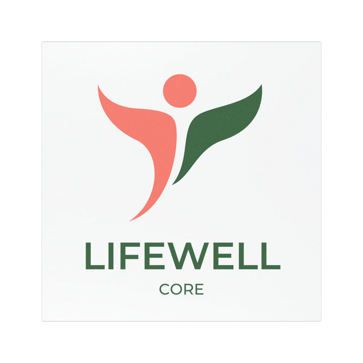 LifeWell Core Car Magnet — Wellness Logo Magnetic Decal