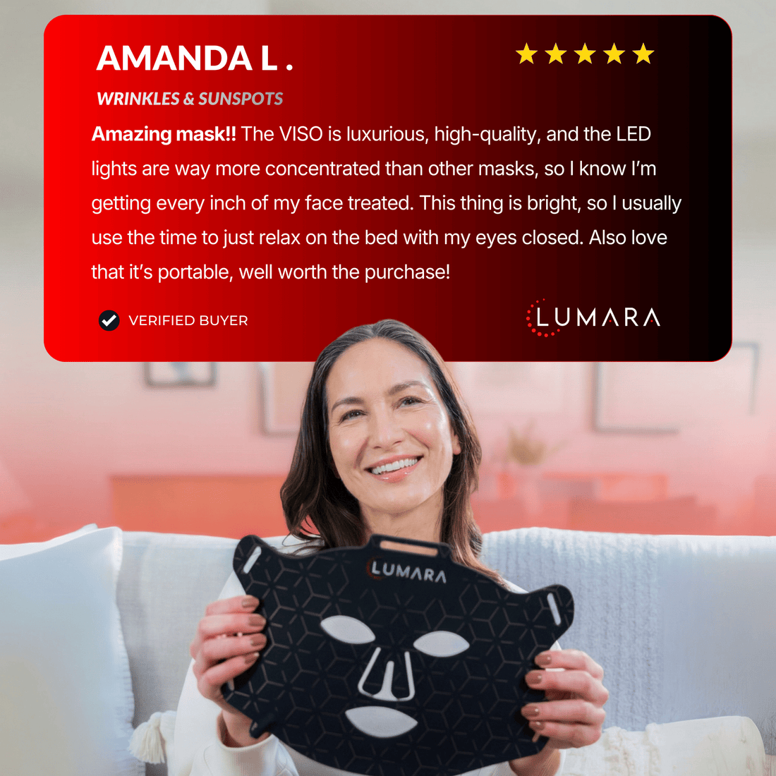 VISO Red Light Therapy Mask