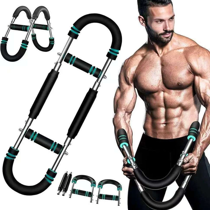 Adjustable Arm & Chest Strength Trainer | U-Shaped Fitness Device
