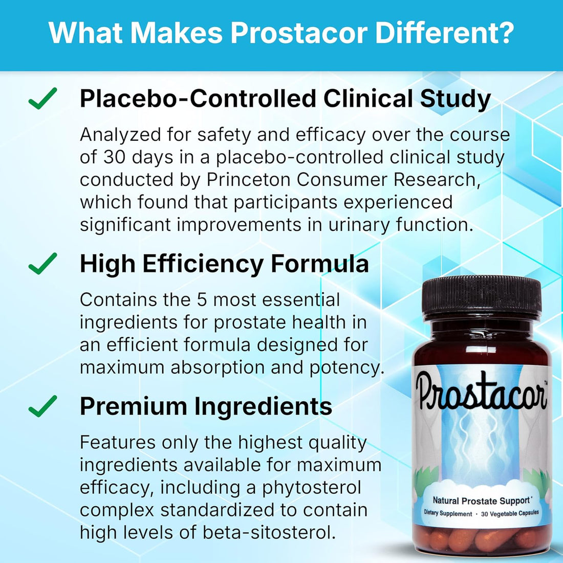 Natural Prostate Support Supplement Non-GMO Vegan Gluten Free