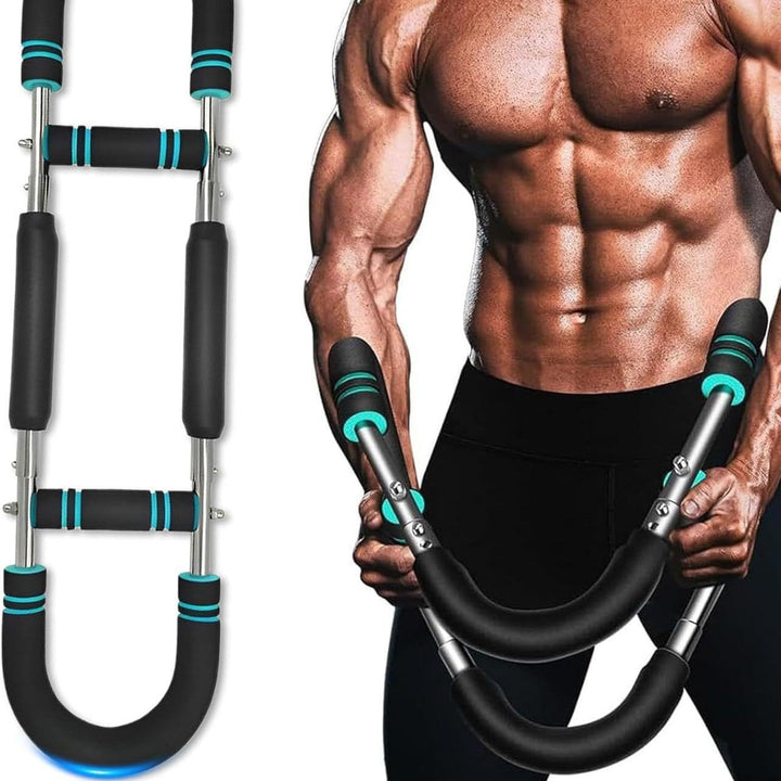 Adjustable Arm & Chest Strength Trainer | U-Shaped Fitness Device