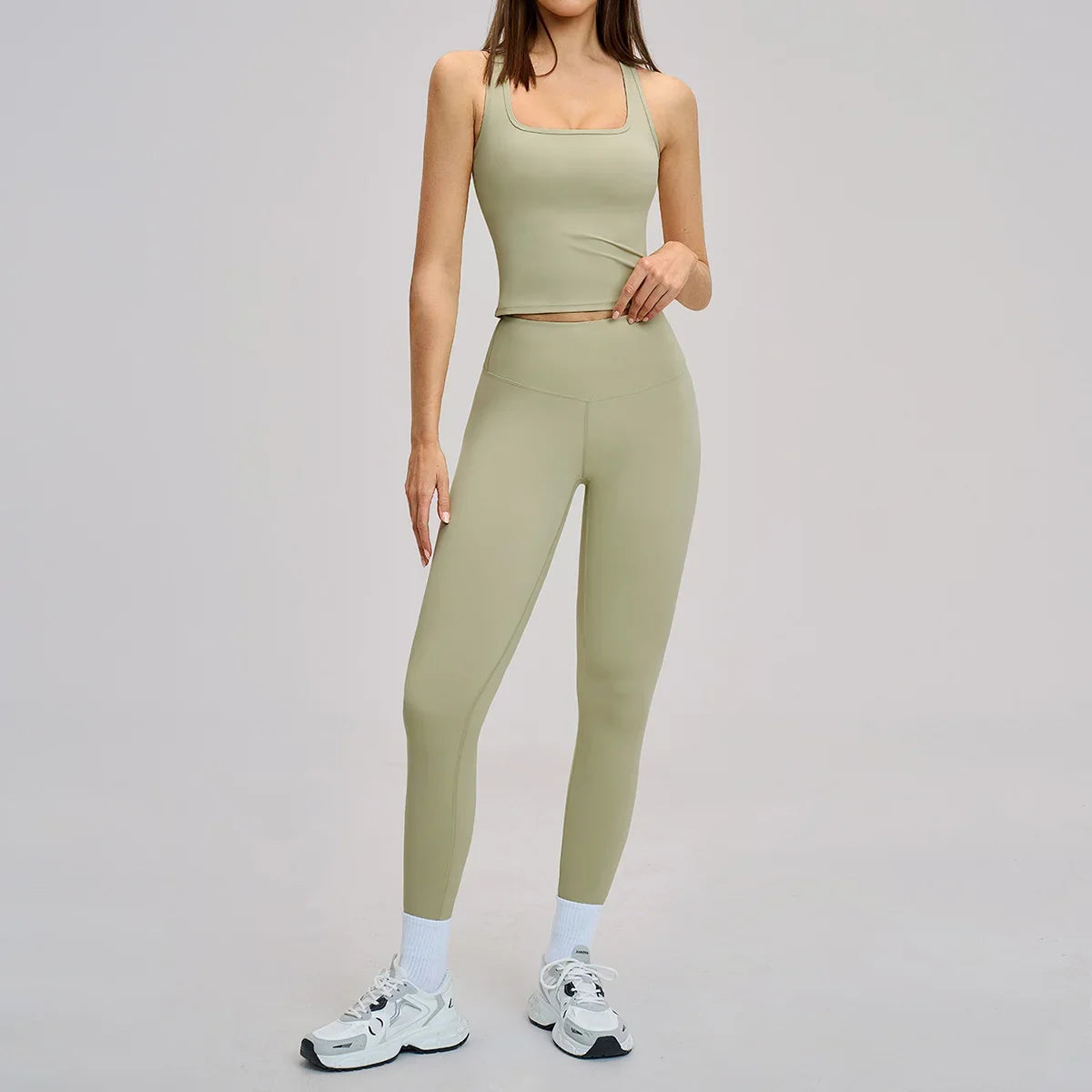 Women’s 2-Piece Yoga Set | Long Sleeve Workout Outfit