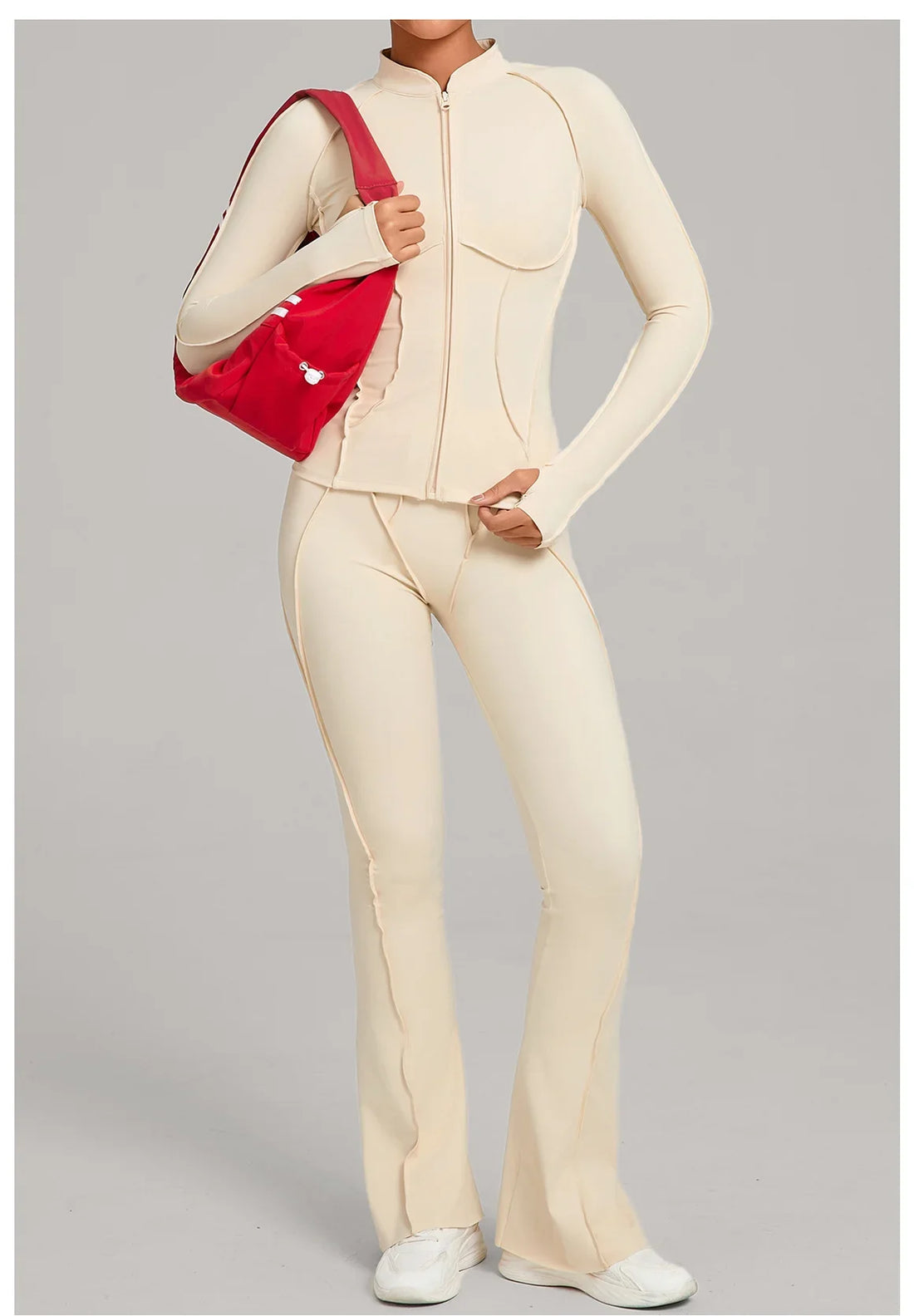 Women’s 2-Piece Yoga Tracksuit | Long Sleeve Sports Set