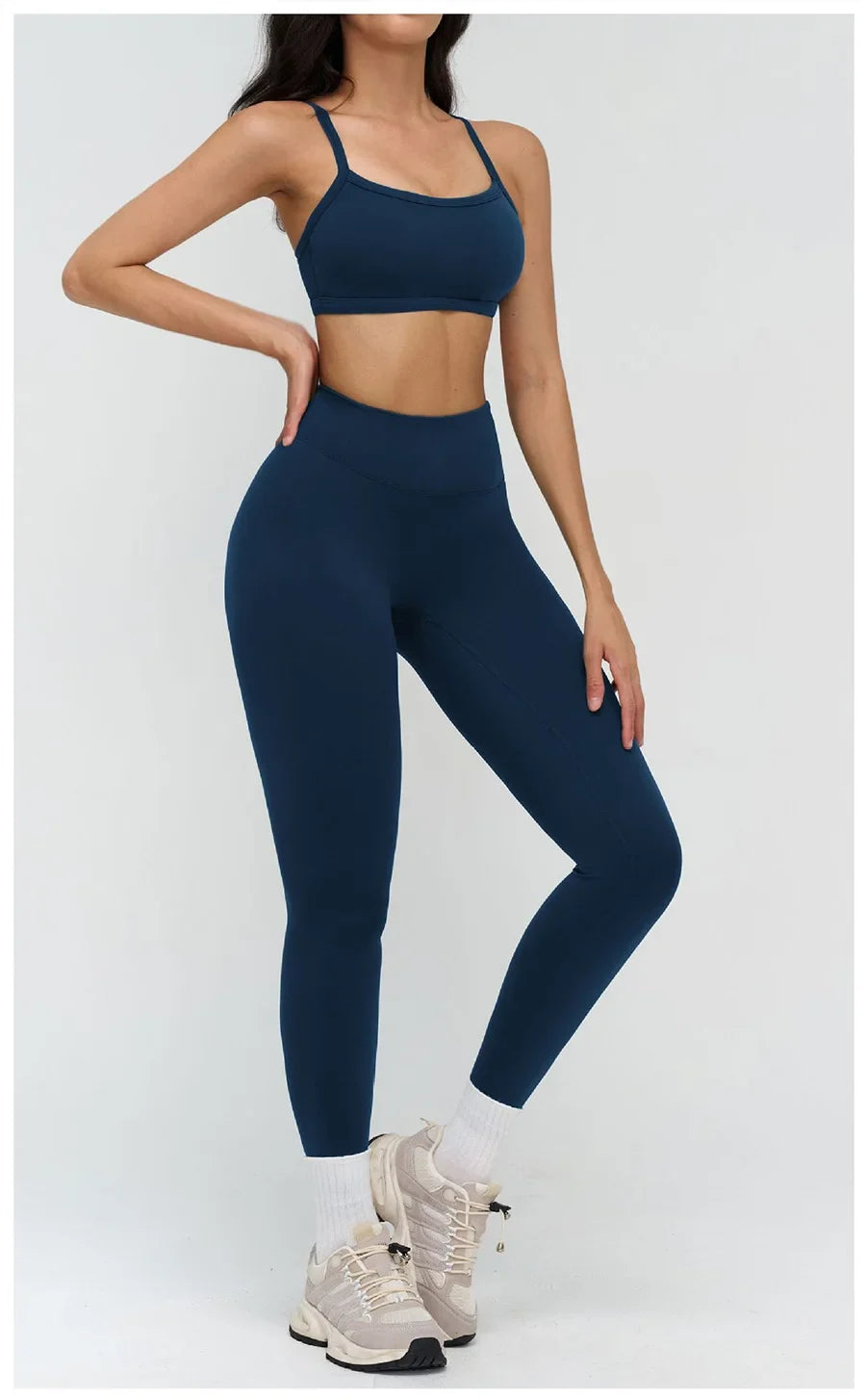Women’s 2-Piece Yoga Set | Crop Top & High Waist Leggings
