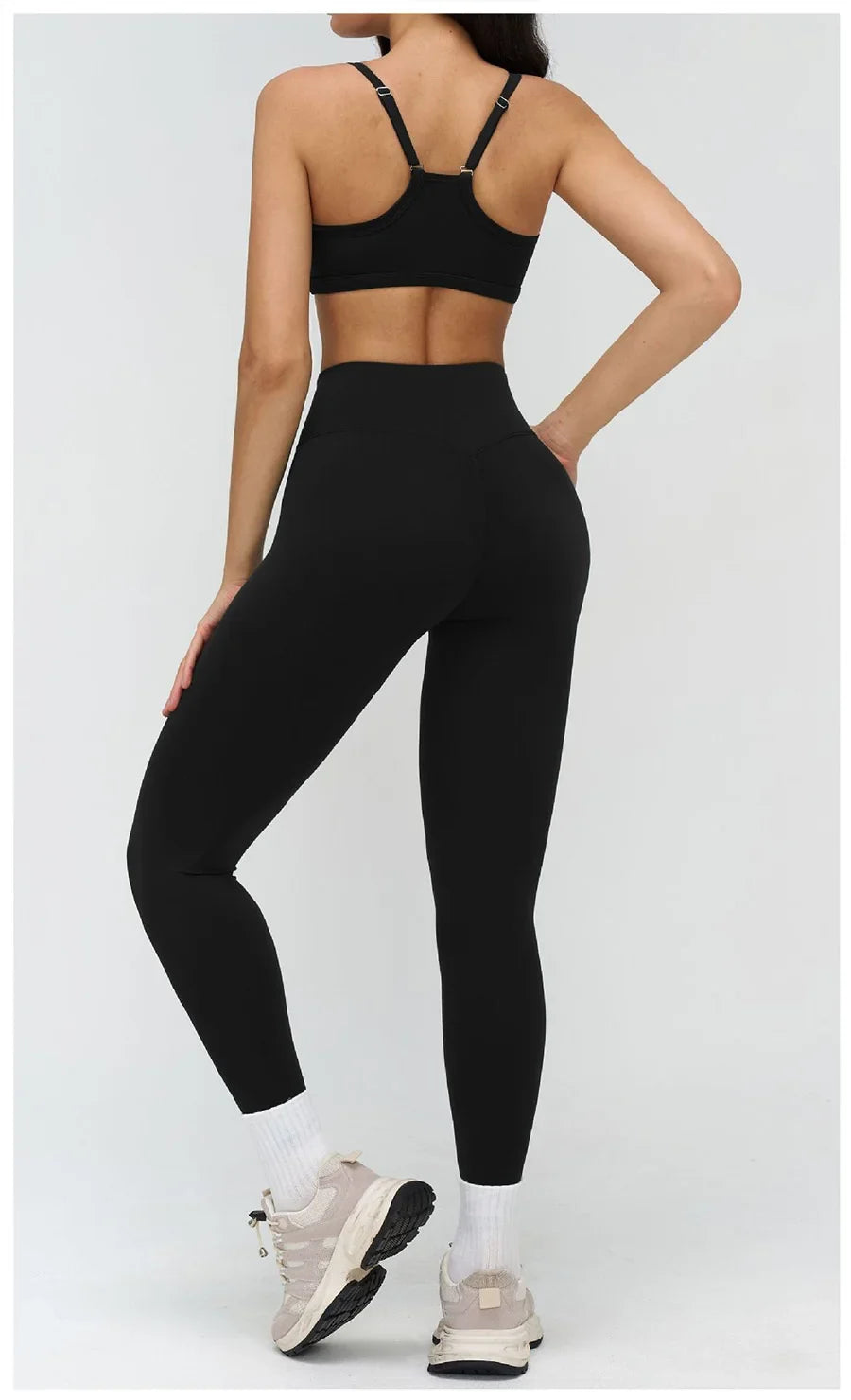 Women’s 2-Piece Yoga Set | Crop Top & High Waist Leggings