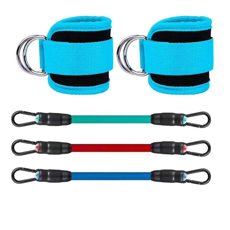 Resistance Bands & Ankle Straps Set | Fitness Workout Kit