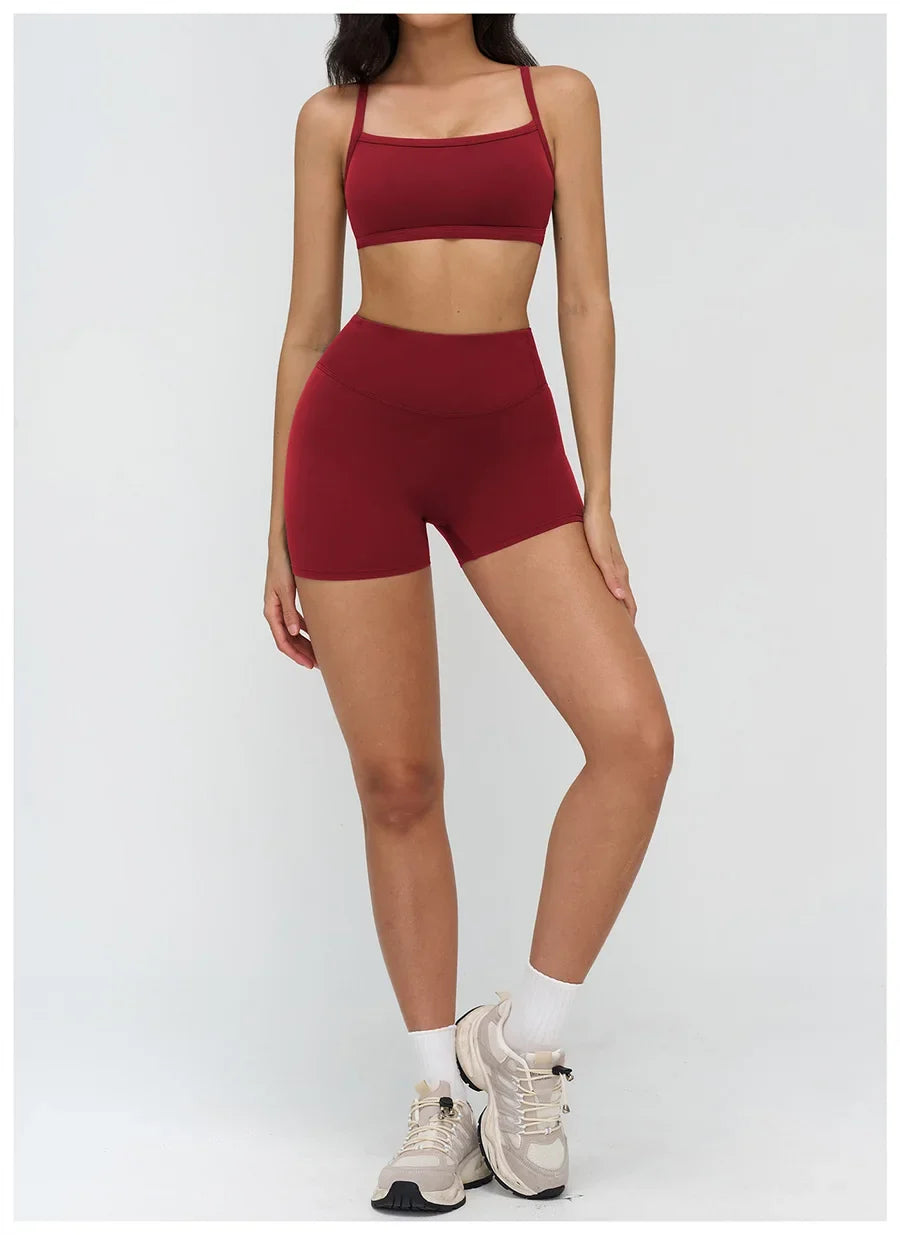 Women’s 2-Piece Yoga Set | Crop Top & High Waist Leggings
