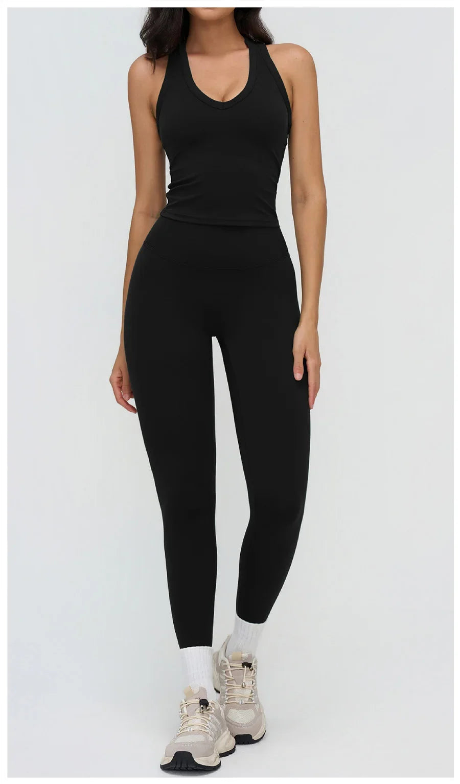 Women’s 2-Piece Yoga Set | Crop Top & High Waist Leggings