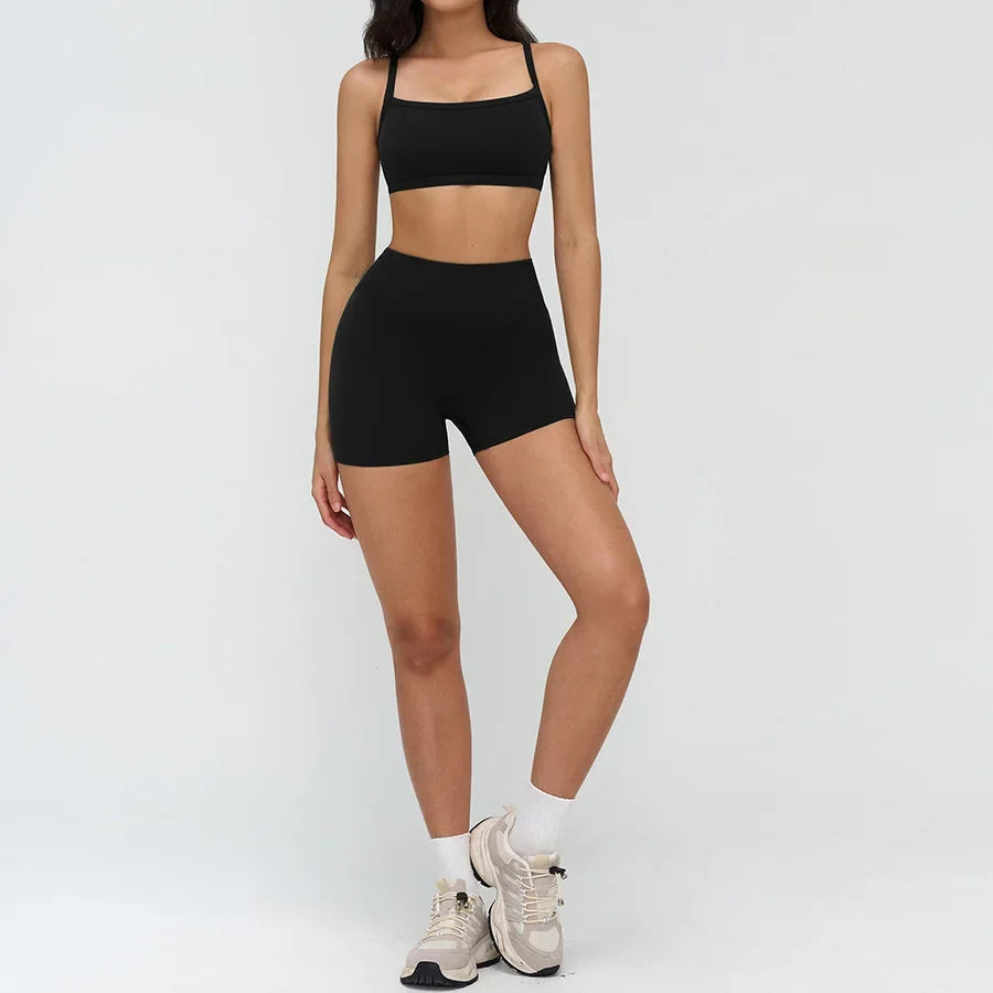 Women’s 2-Piece Yoga Set | Crop Top & High Waist Leggings