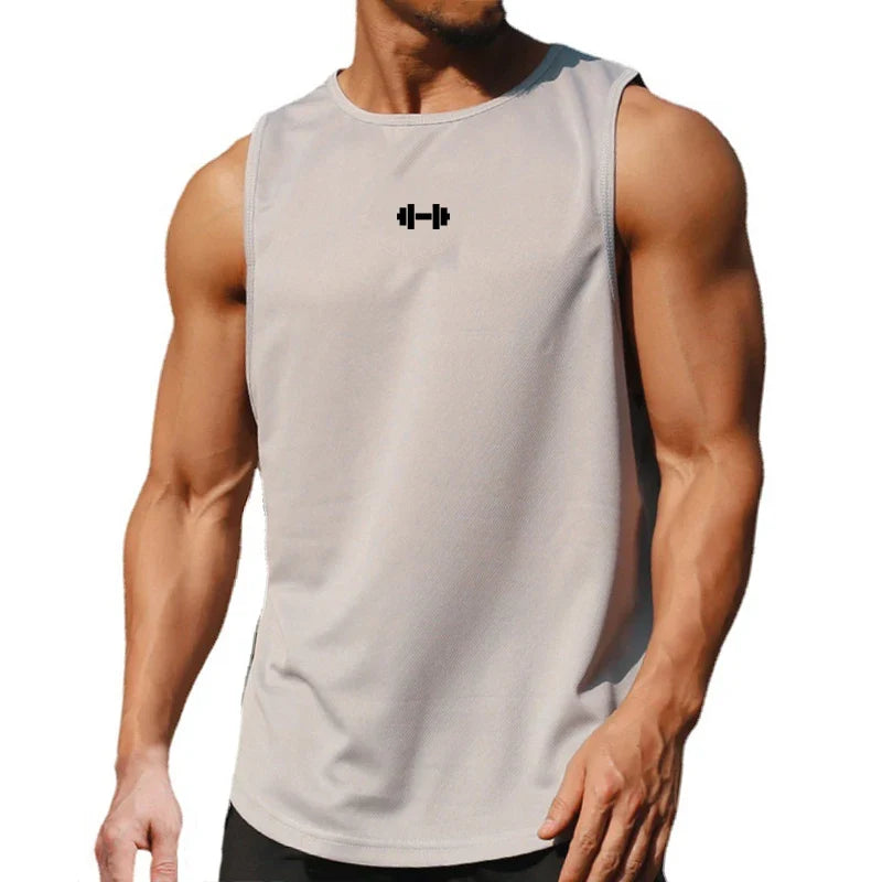 Men’s Quick-Dry Gym Tank Top | Sleeveless Fitness Shirt