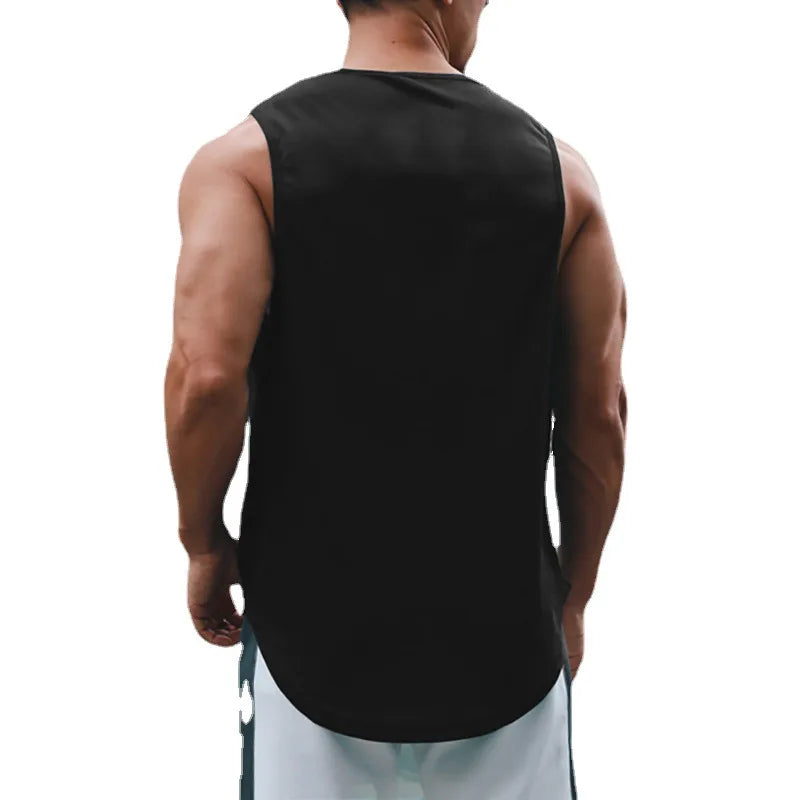 Men’s Quick-Dry Gym Tank Top | Sleeveless Fitness Shirt