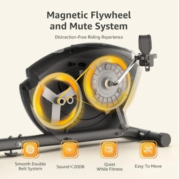 Recumbent Exercise Bike | Magnetic Indoor Fitness Bike