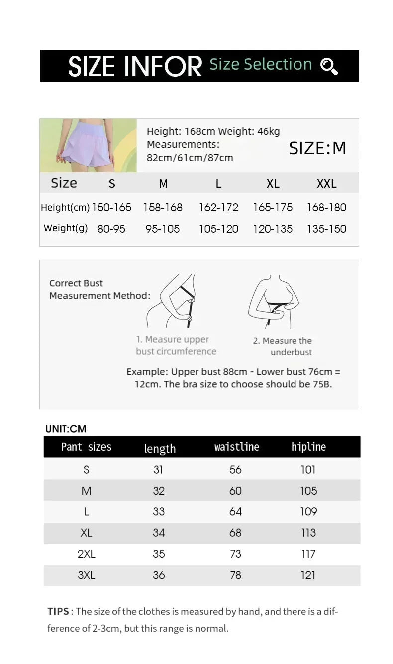 PHIGEER Women’s Yoga Shorts | Lightweight Workout Shorts