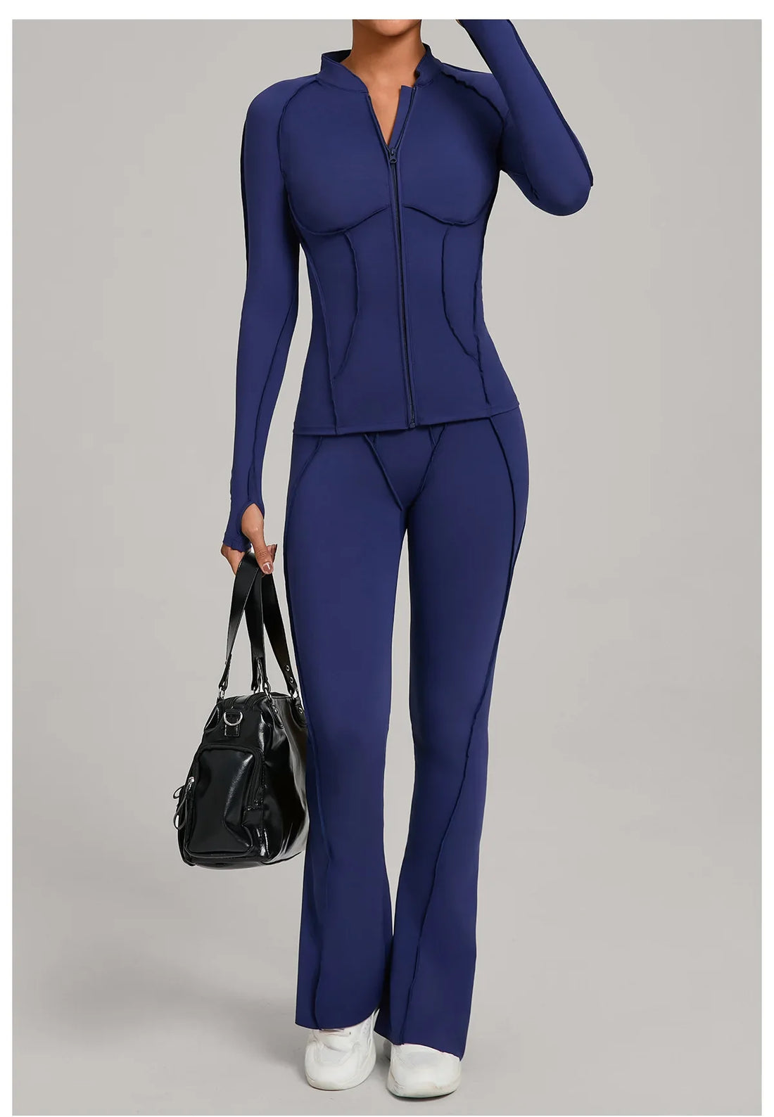 Women’s 2-Piece Yoga Tracksuit | Long Sleeve Sports Set