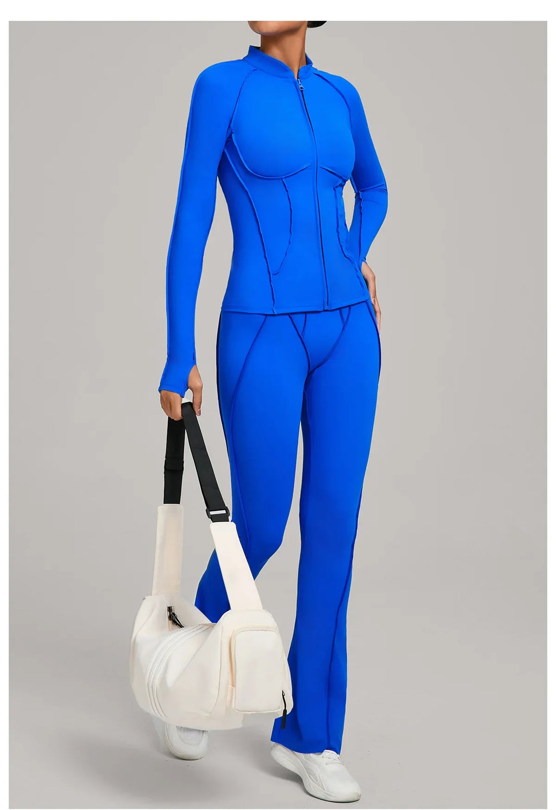 Women’s 2-Piece Yoga Tracksuit | Long Sleeve Sports Set