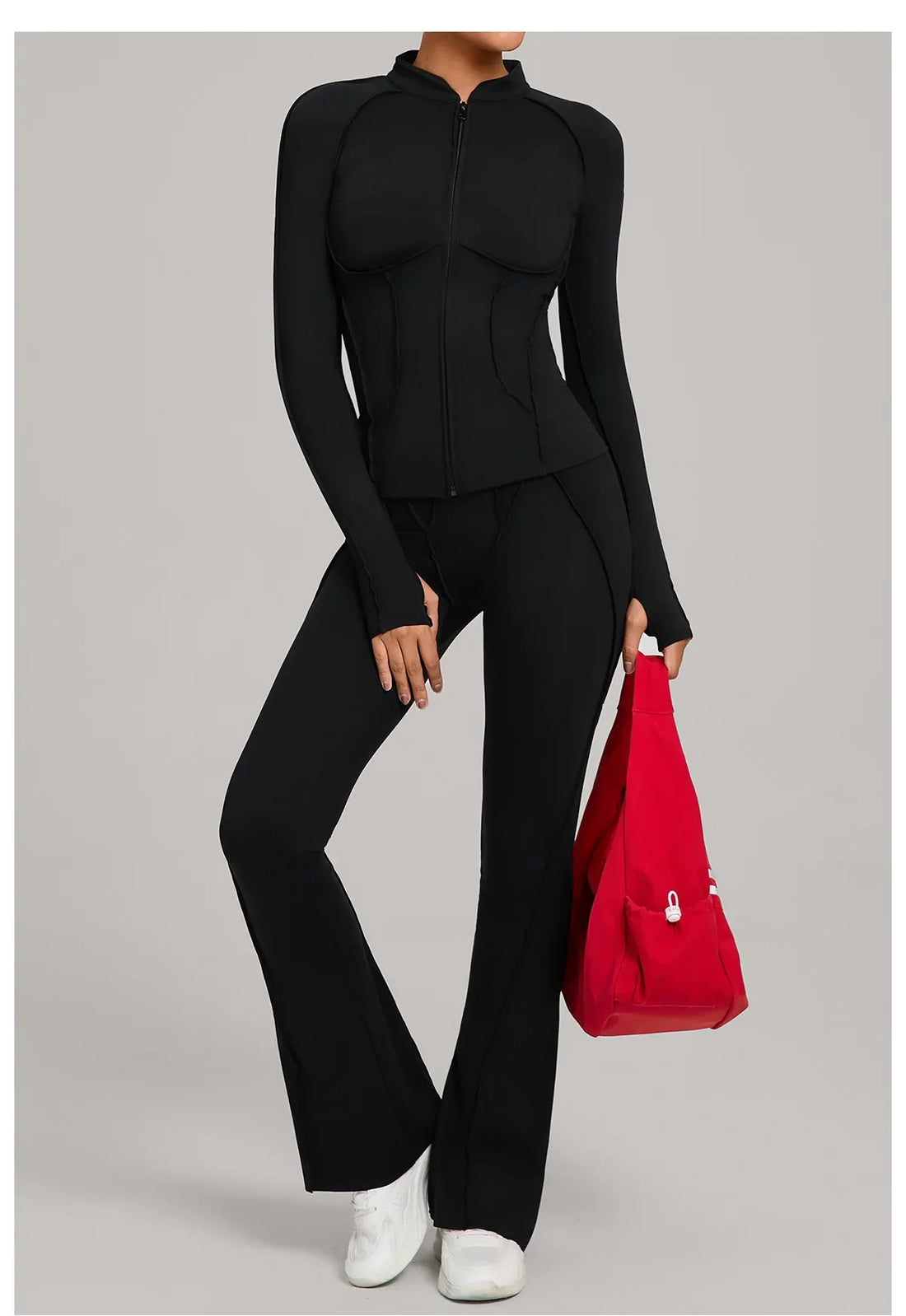 Women’s 2-Piece Yoga Tracksuit | Long Sleeve Sports Set