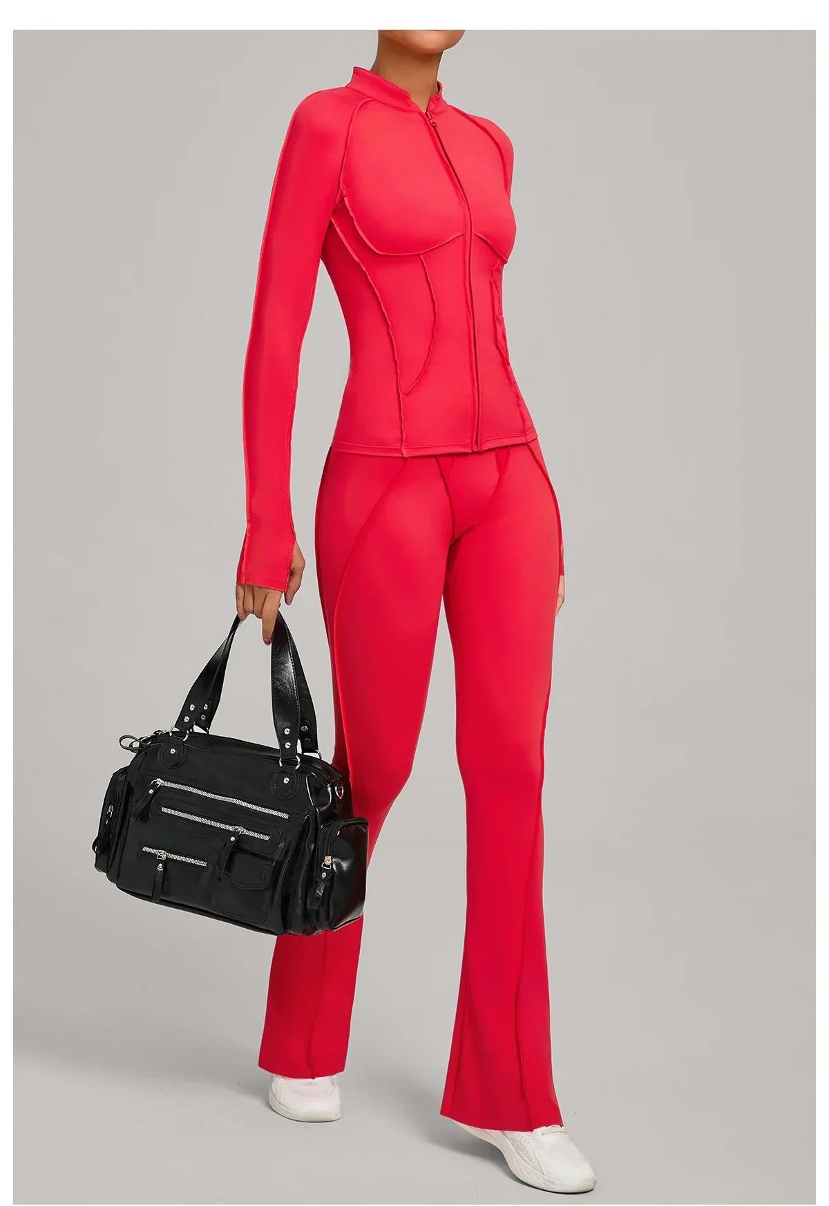 Women’s 2-Piece Yoga Tracksuit | Long Sleeve Sports Set