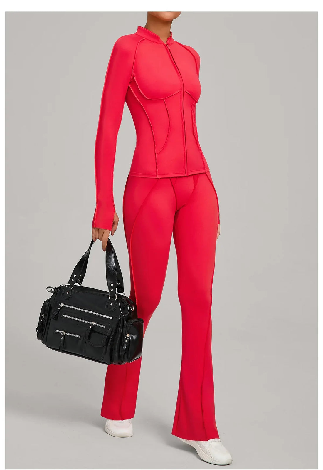 Women’s 2-Piece Yoga Tracksuit | Long Sleeve Sports Set