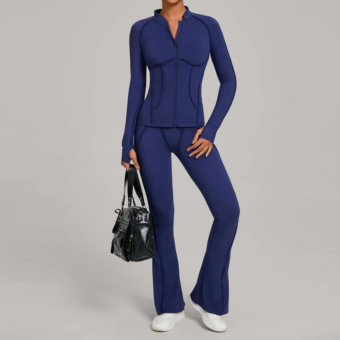 Women’s 2-Piece Yoga Tracksuit | Long Sleeve Sports Set