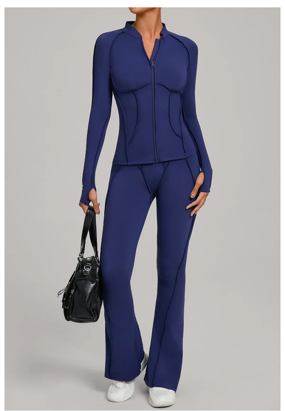 Women’s 2-Piece Yoga Tracksuit | Long Sleeve Sports Set