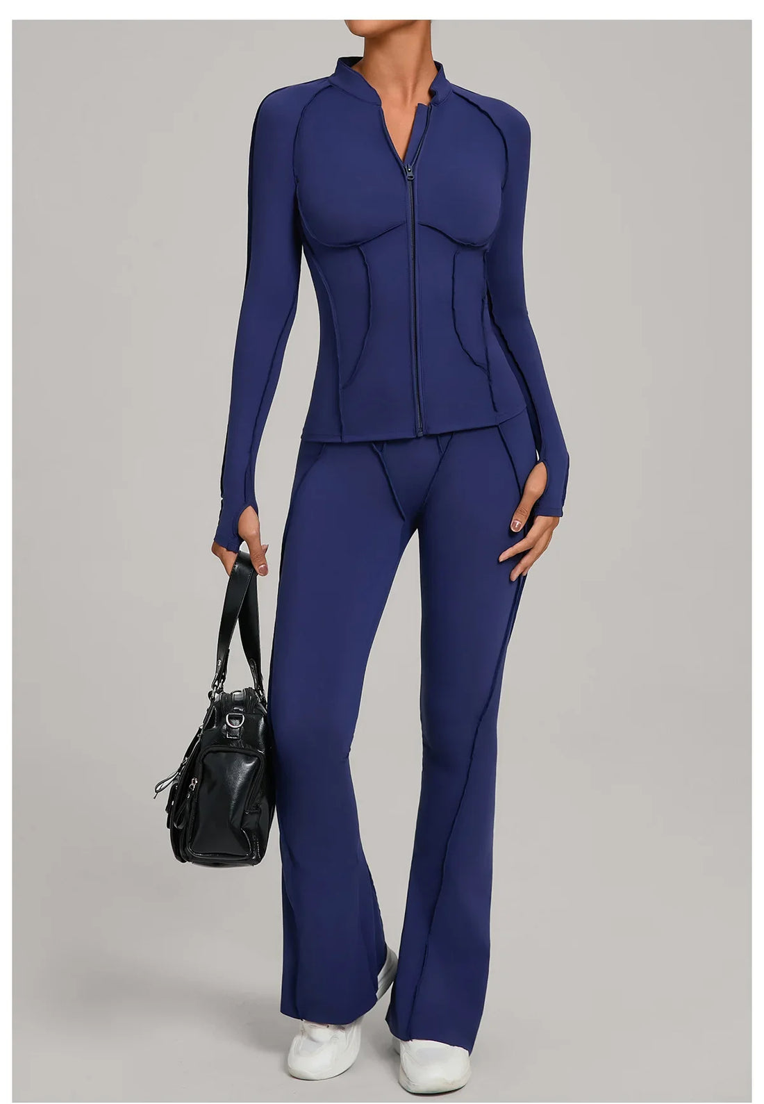 Women’s 2-Piece Yoga Tracksuit | Long Sleeve Sports Set