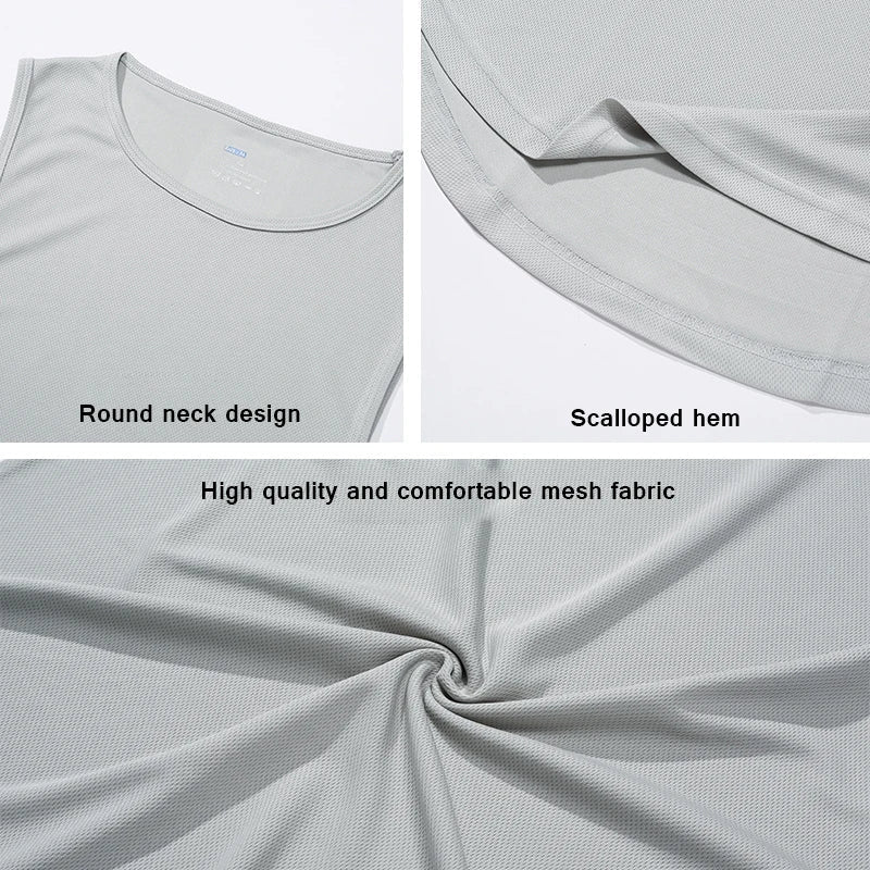 Men’s Quick-Dry Gym Tank Top | Sleeveless Fitness Shirt