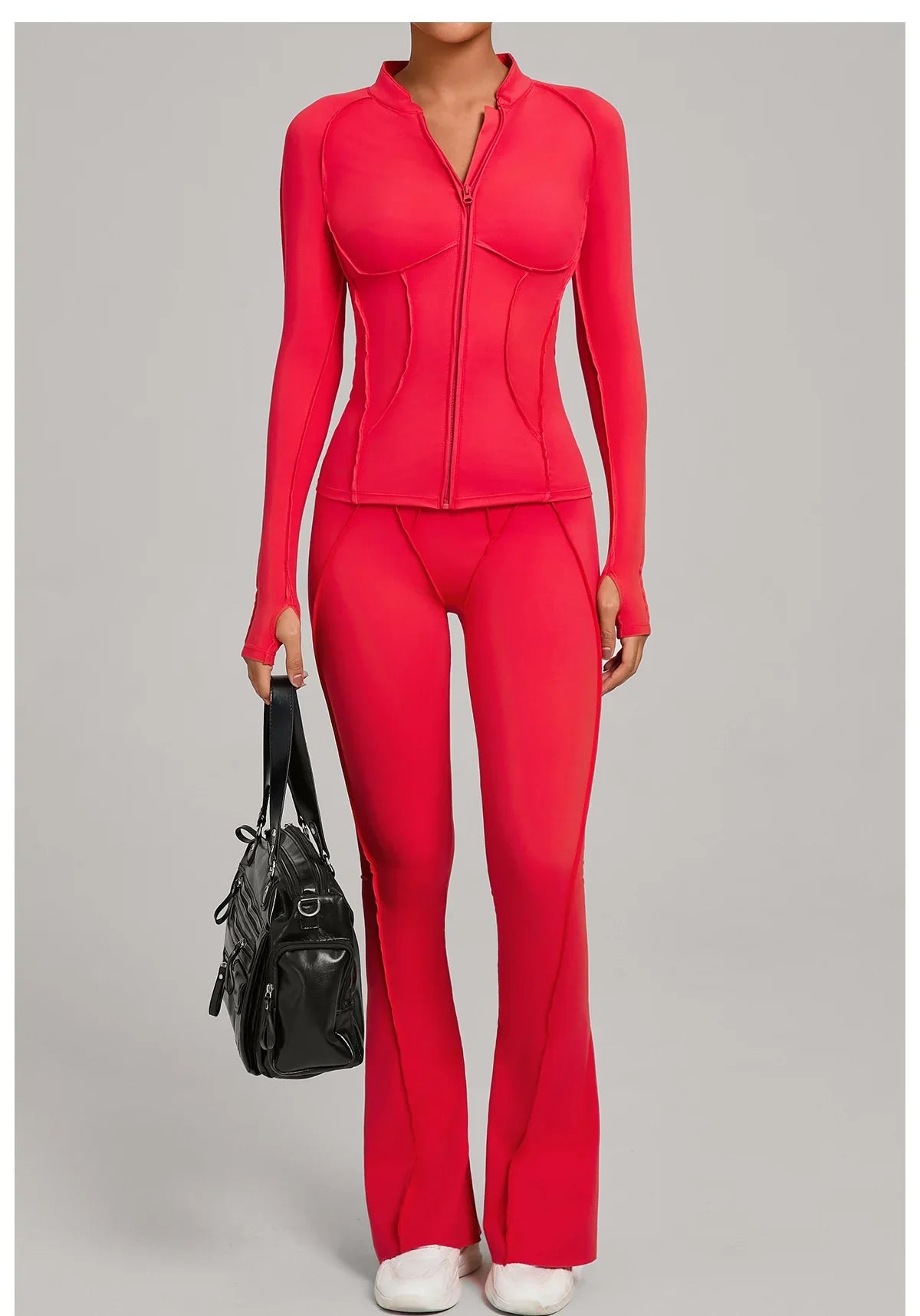 Women’s 2-Piece Yoga Tracksuit | Long Sleeve Sports Set