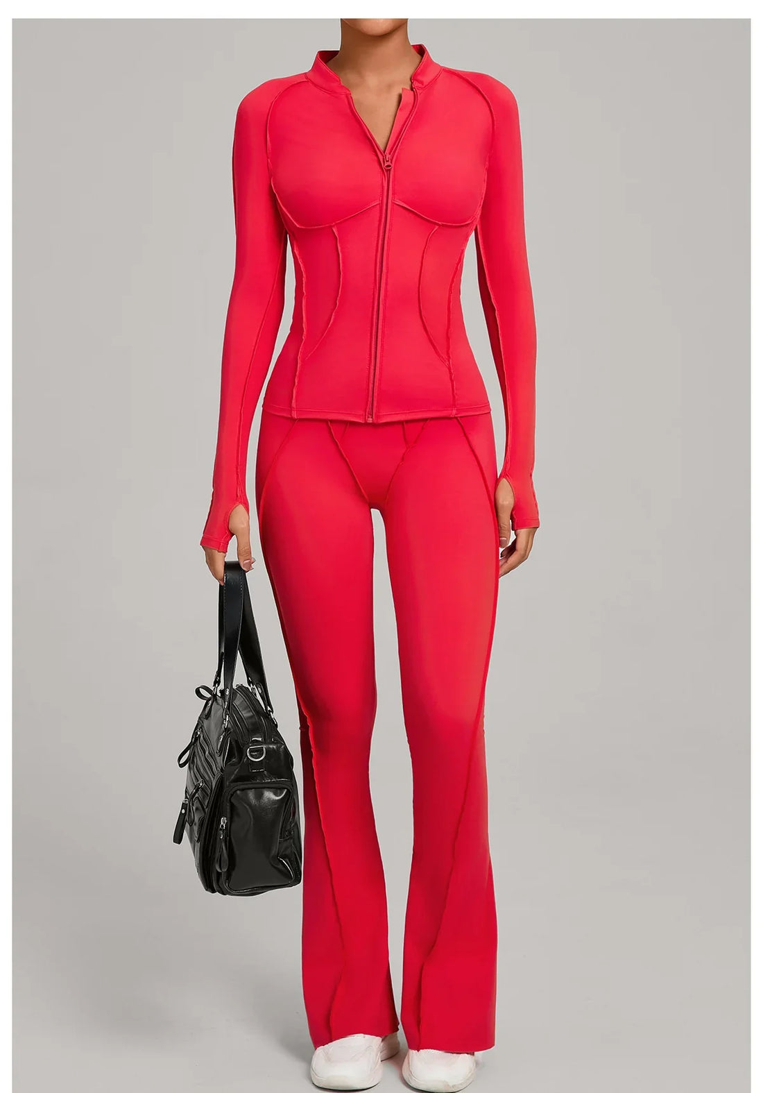 Women’s 2-Piece Yoga Tracksuit | Long Sleeve Sports Set