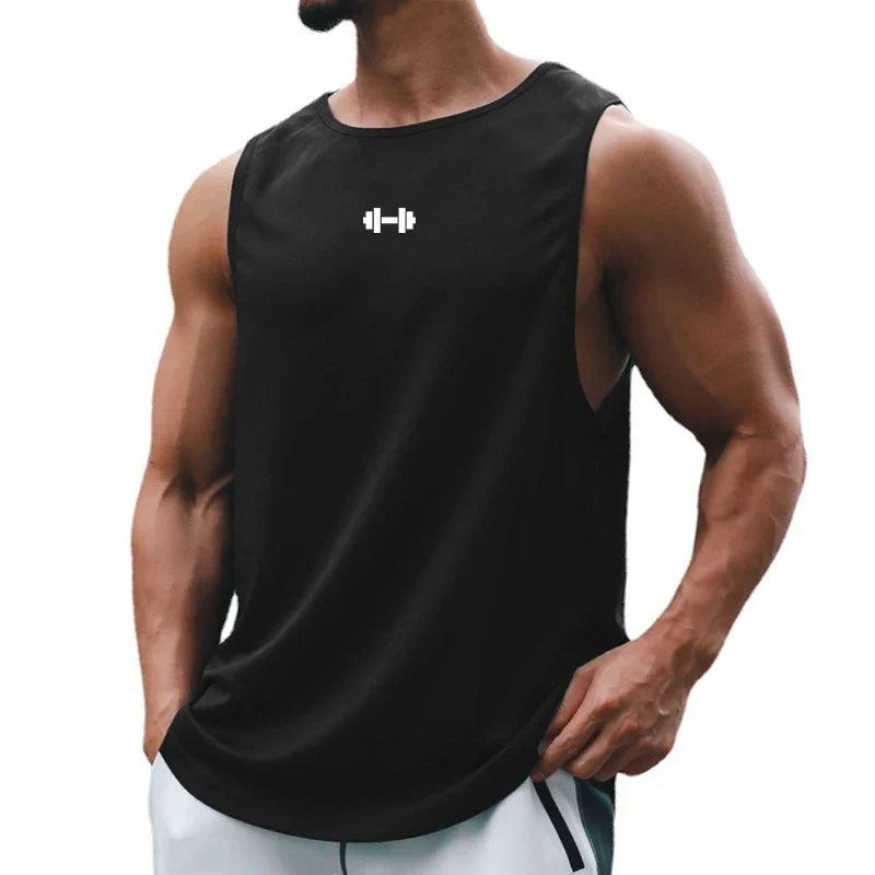Men’s Quick-Dry Gym Tank Top | Sleeveless Fitness Shirt