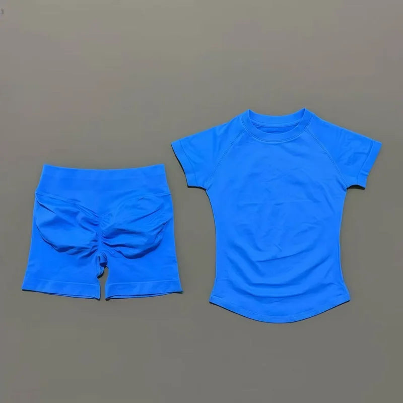 HISTELLO Women’s Gym Set | Seamless Yoga Workout Outfit