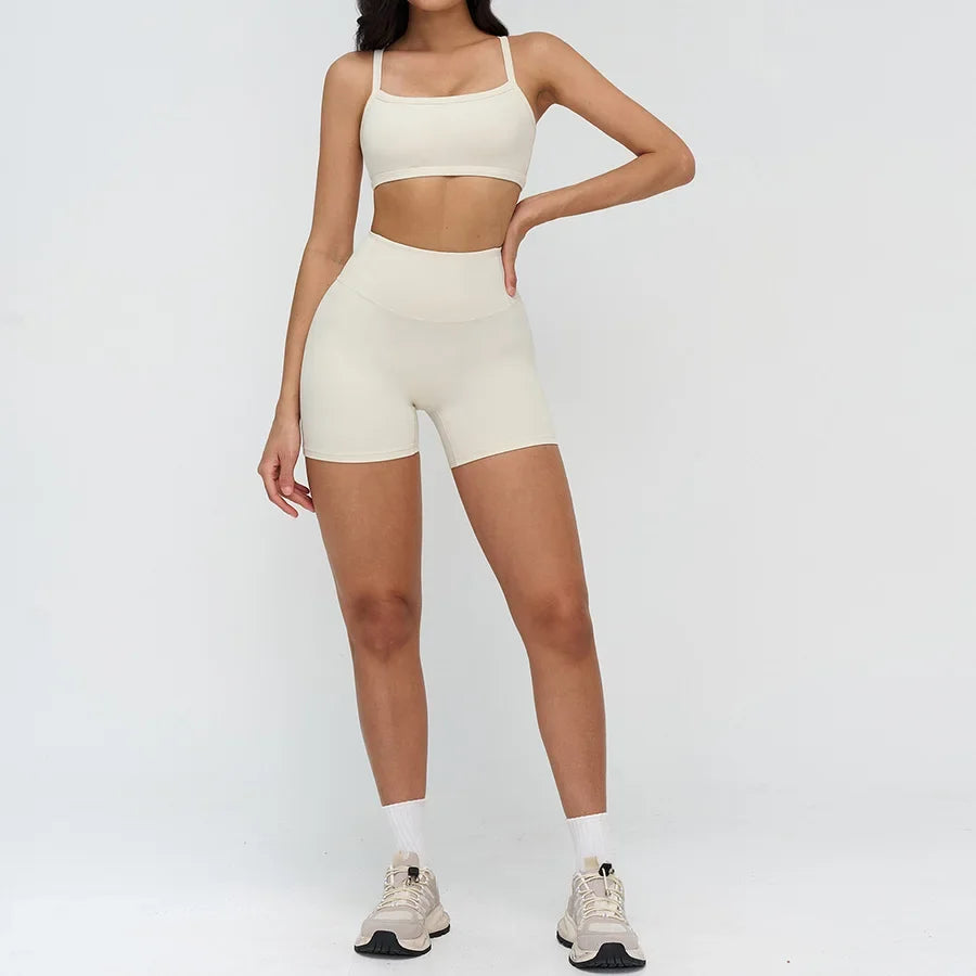 Women’s 2-Piece Yoga Set | Crop Top & High Waist Leggings