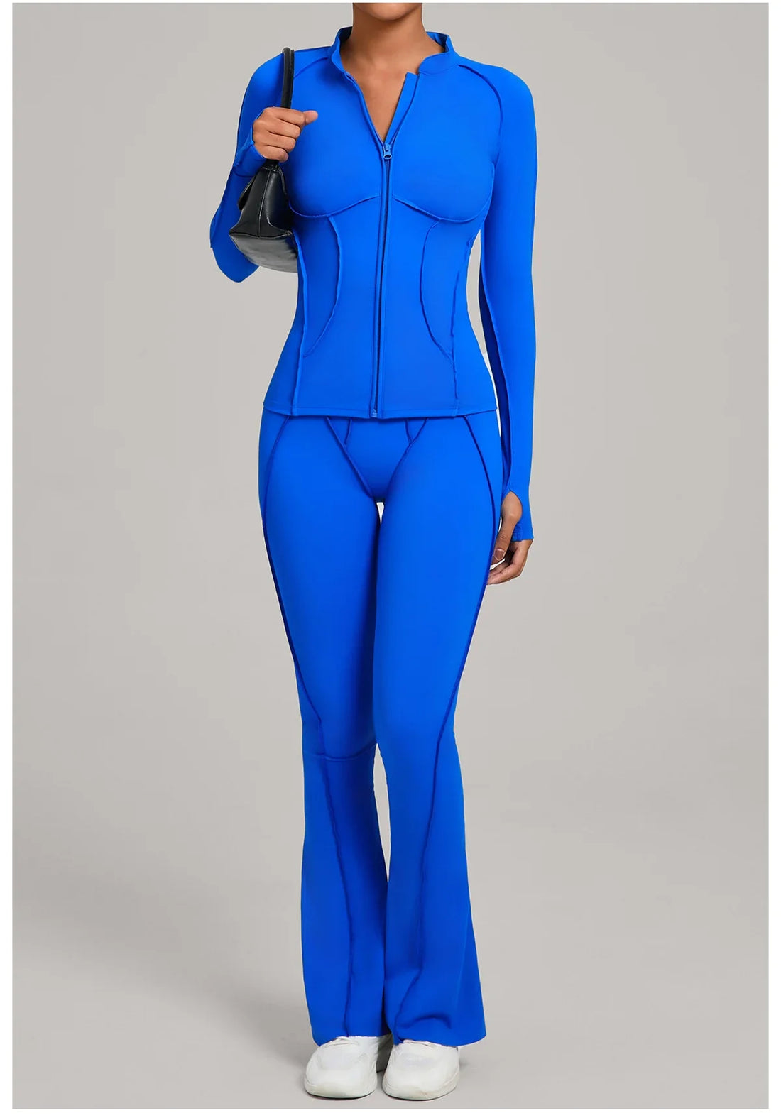 Women’s 2-Piece Yoga Tracksuit | Long Sleeve Sports Set