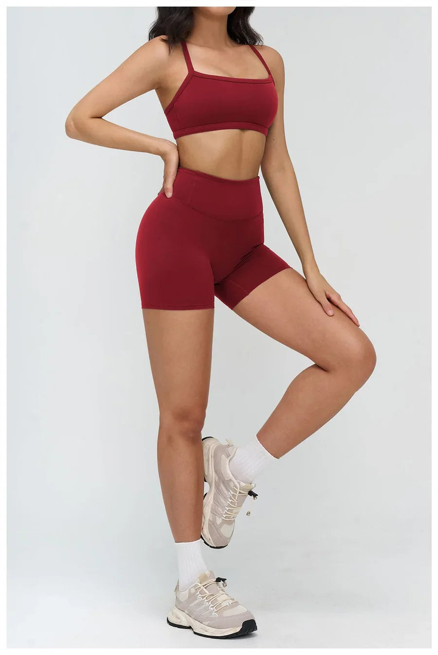 Women’s 2-Piece Yoga Set | Crop Top & High Waist Leggings