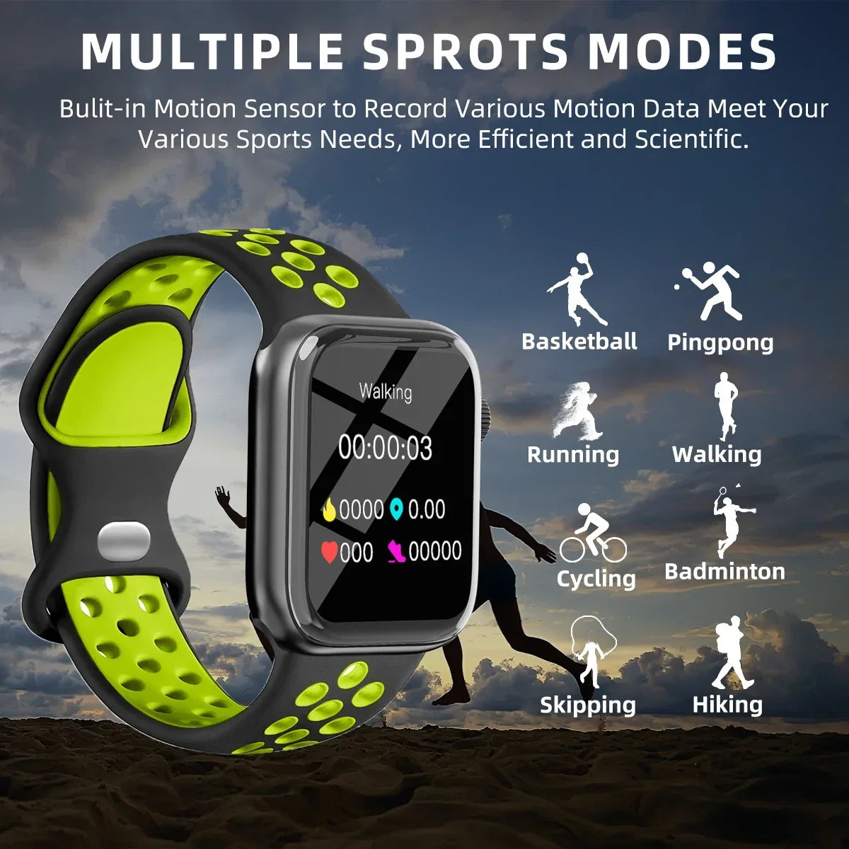 Series 8 Smartwatch | Fitness Tracker with Call & Music