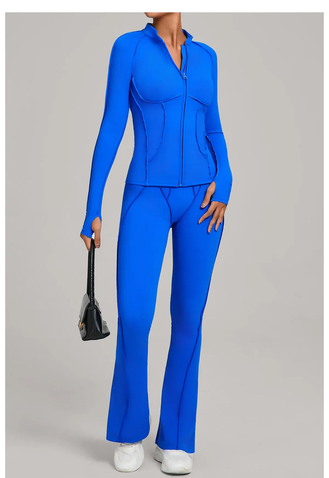 Women’s 2-Piece Yoga Tracksuit | Long Sleeve Sports Set
