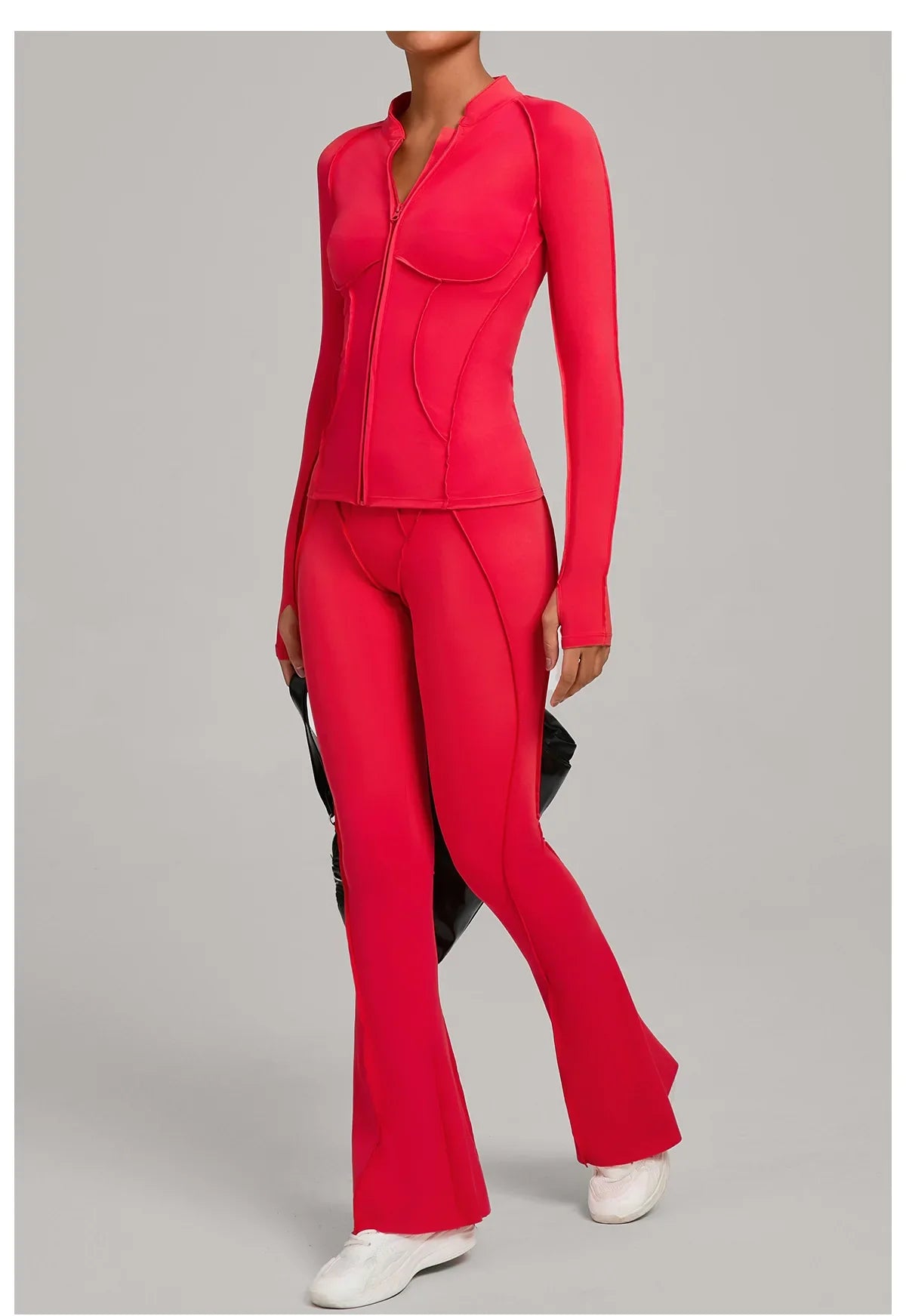 Women’s 2-Piece Yoga Tracksuit | Long Sleeve Sports Set