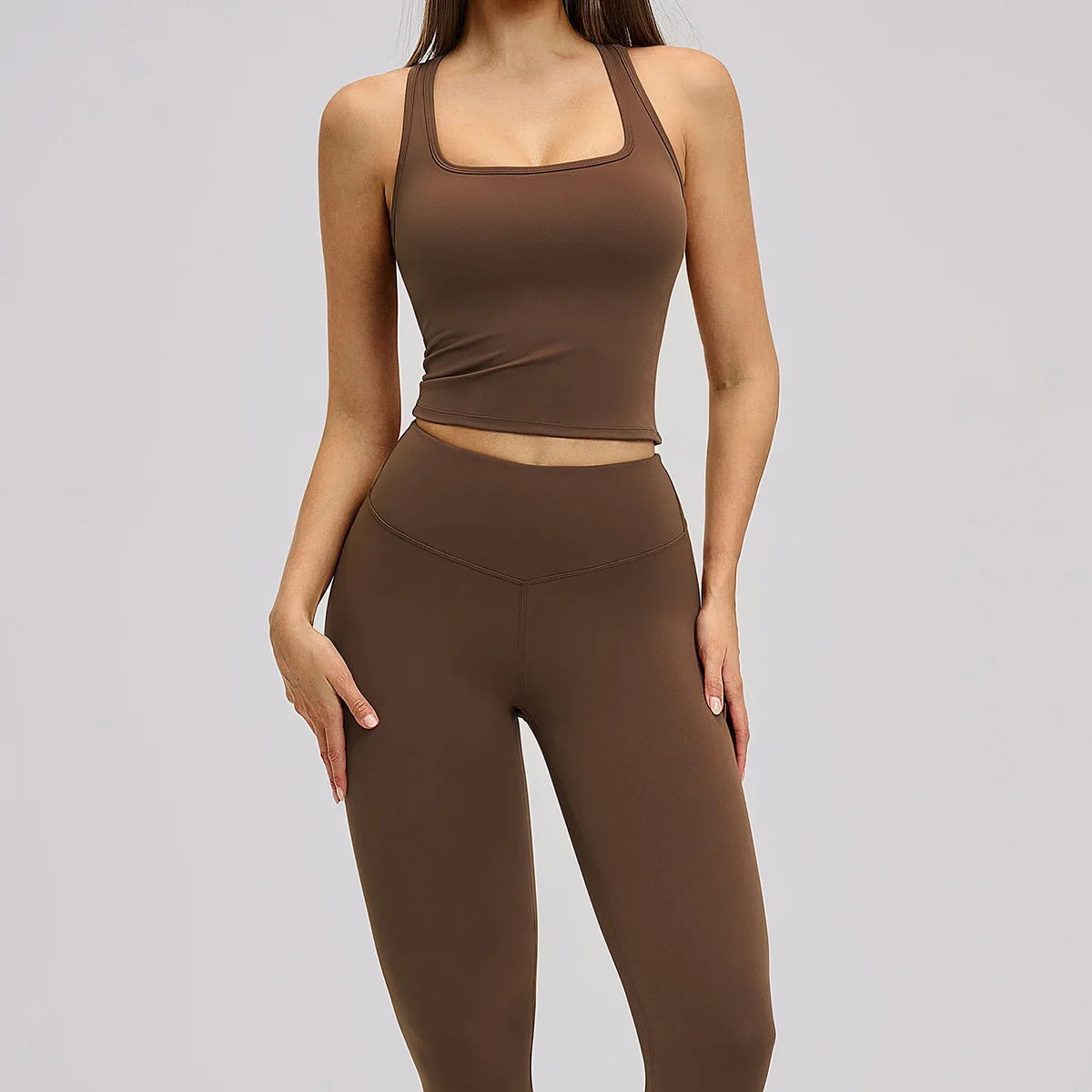 Women’s 2-Piece Yoga Set | Long Sleeve Workout Outfit