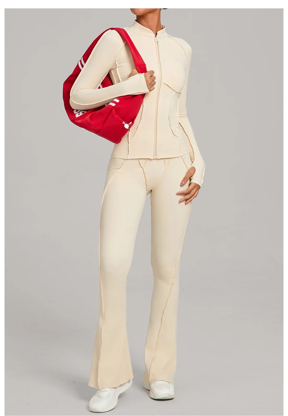 Women’s 2-Piece Yoga Tracksuit | Long Sleeve Sports Set