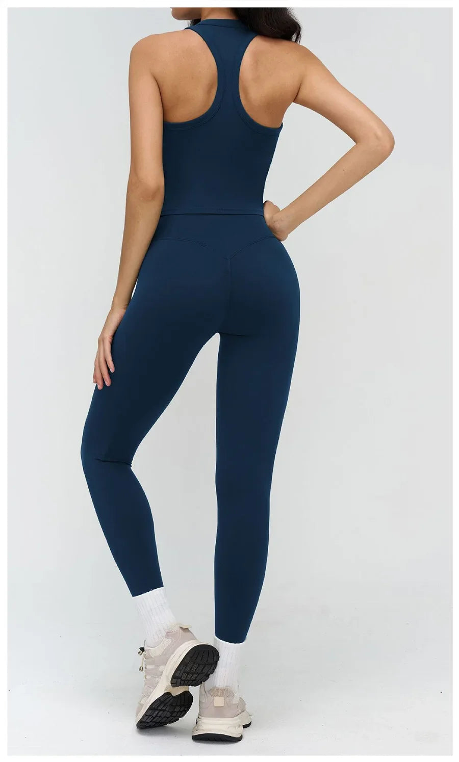 Women’s 2-Piece Yoga Set | Crop Top & High Waist Leggings