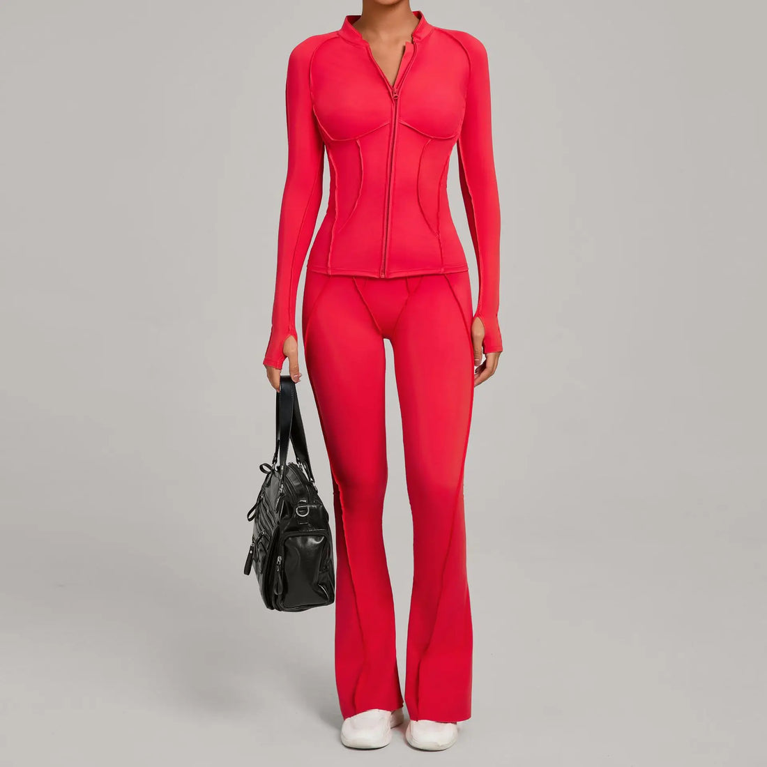 Women’s 2-Piece Yoga Tracksuit | Long Sleeve Sports Set