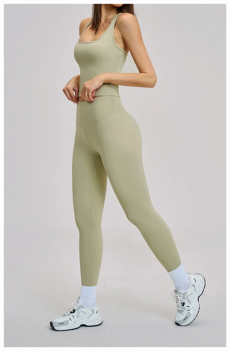 Women’s 2-Piece Yoga Set | Long Sleeve Workout Outfit
