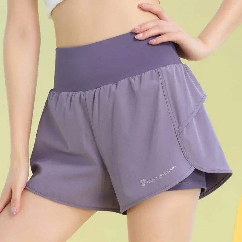 PHIGEER Women’s Yoga Shorts | Lightweight Workout Shorts
