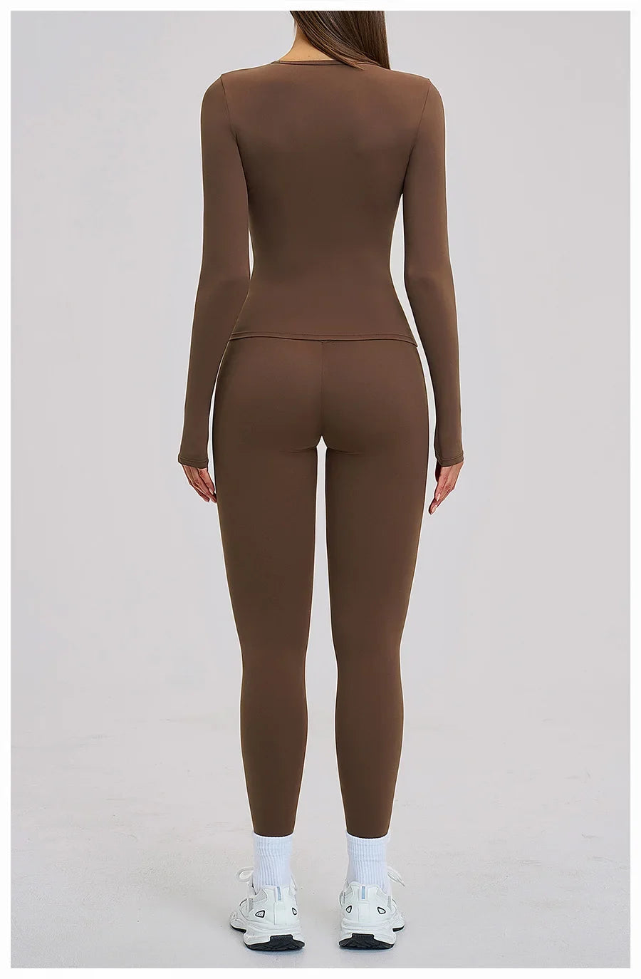 Women’s 2-Piece Yoga Set | Long Sleeve Workout Outfit