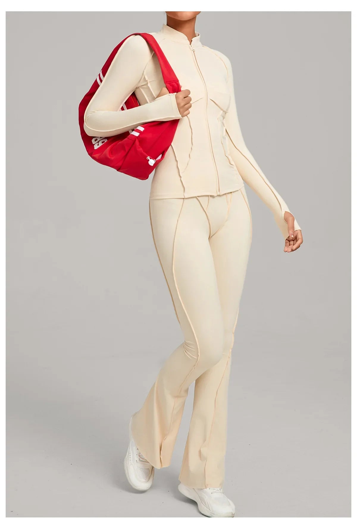 Women’s 2-Piece Yoga Tracksuit | Long Sleeve Sports Set