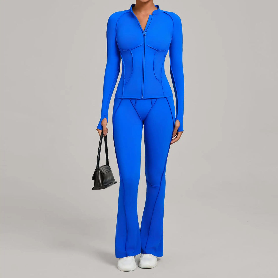 Women’s 2-Piece Yoga Tracksuit | Long Sleeve Sports Set