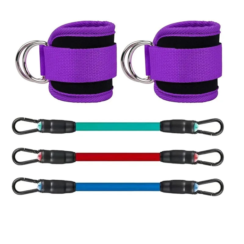 Resistance Bands & Ankle Straps Set | Fitness Workout Kit