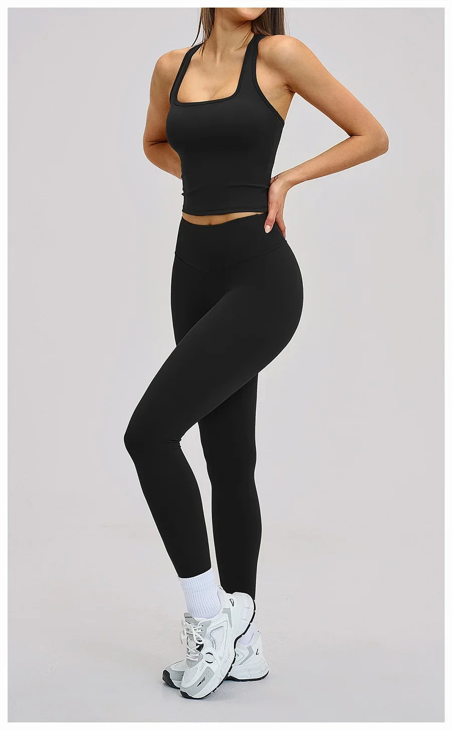 Women’s 2-Piece Yoga Set | Long Sleeve Workout Outfit