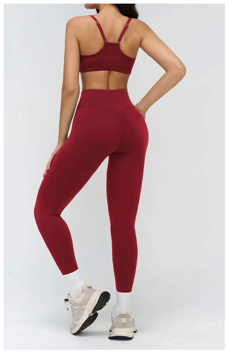 Women’s 2-Piece Yoga Set | Crop Top & High Waist Leggings