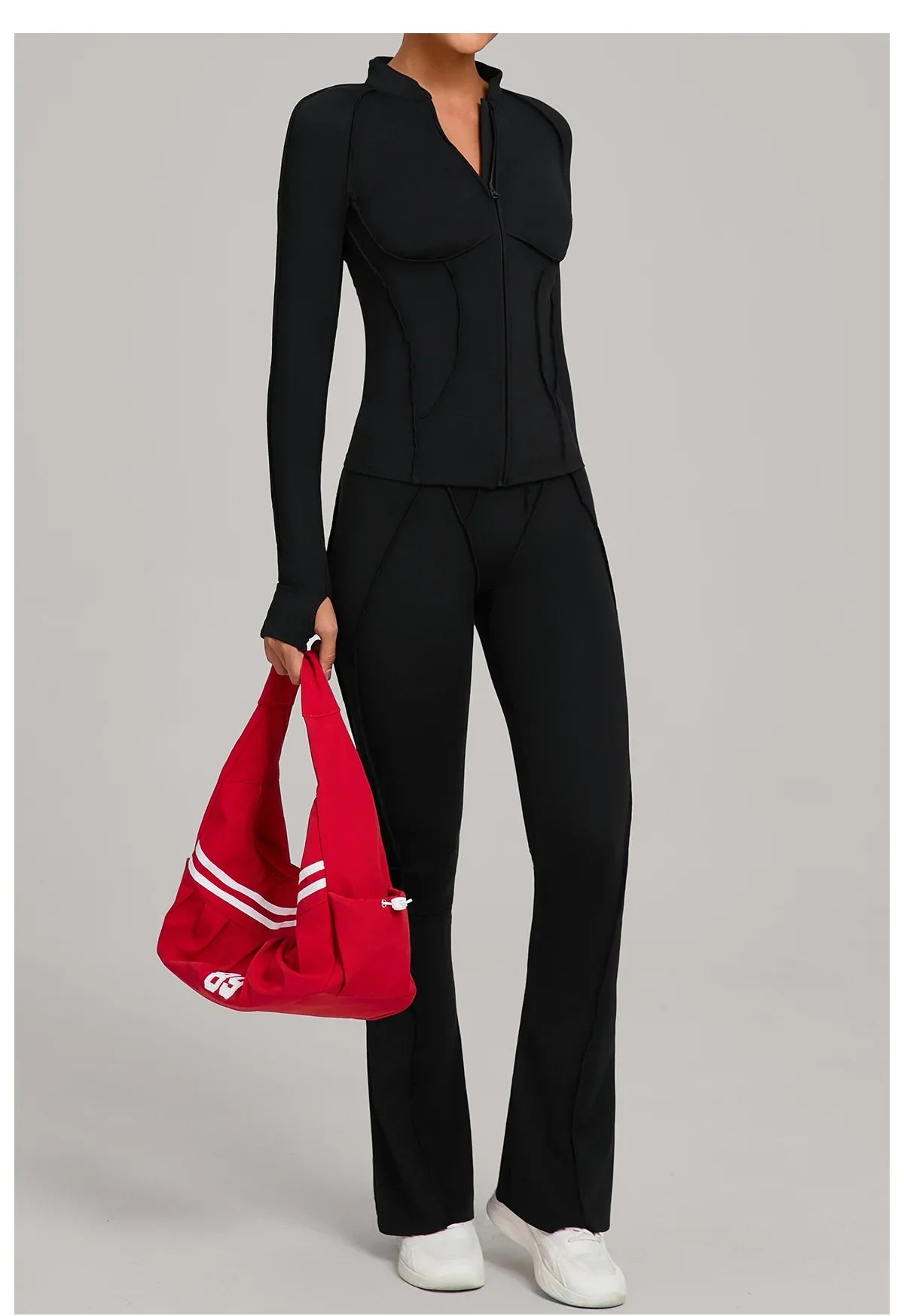 Women’s 2-Piece Yoga Tracksuit | Long Sleeve Sports Set