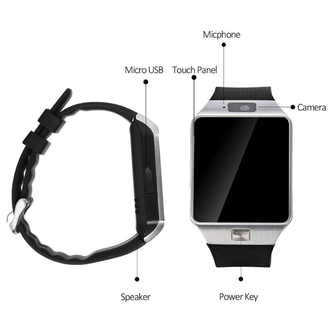 Bluetooth Smart Watch | Camera & Activity Tracker